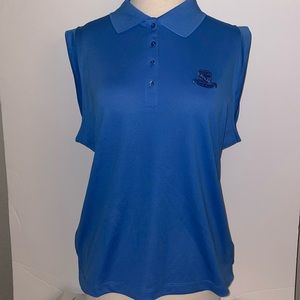 DriWay Ladies XL Sleeveless Collared 4 Button Golf Tennis Pickelball Top NWT